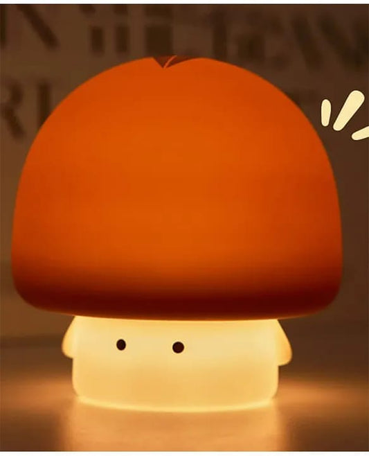Mushroom Silicone Night Lamp Colour Changing Night Light for Kids Bedroom Children's Room Decoration