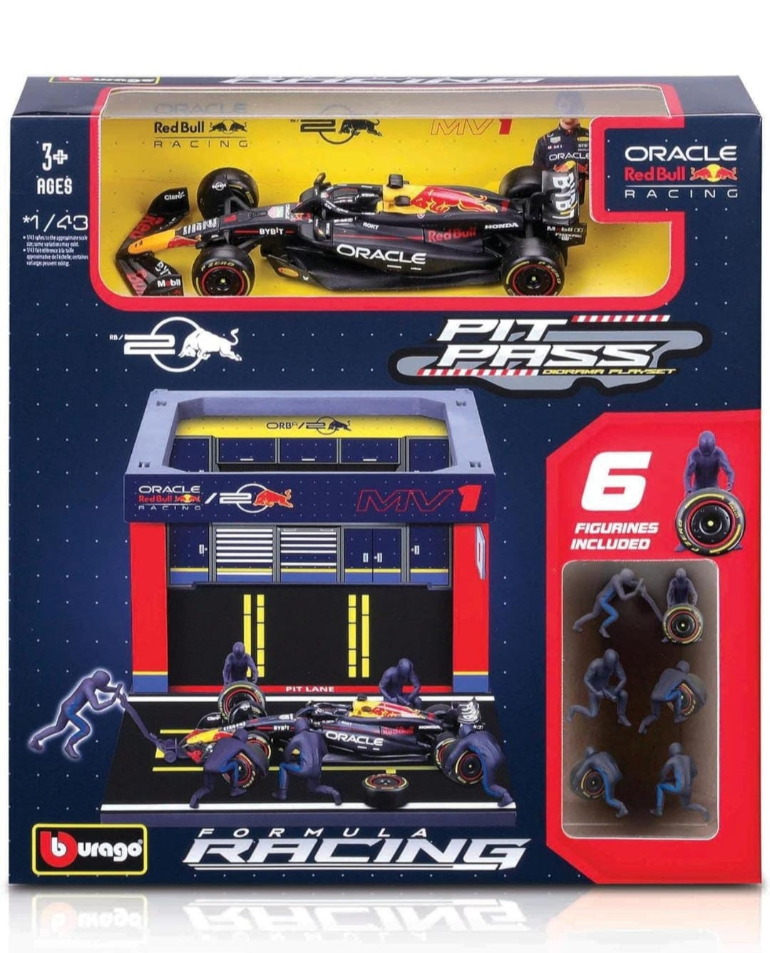 Burago 2024 Pit Stop 1:43 Scale