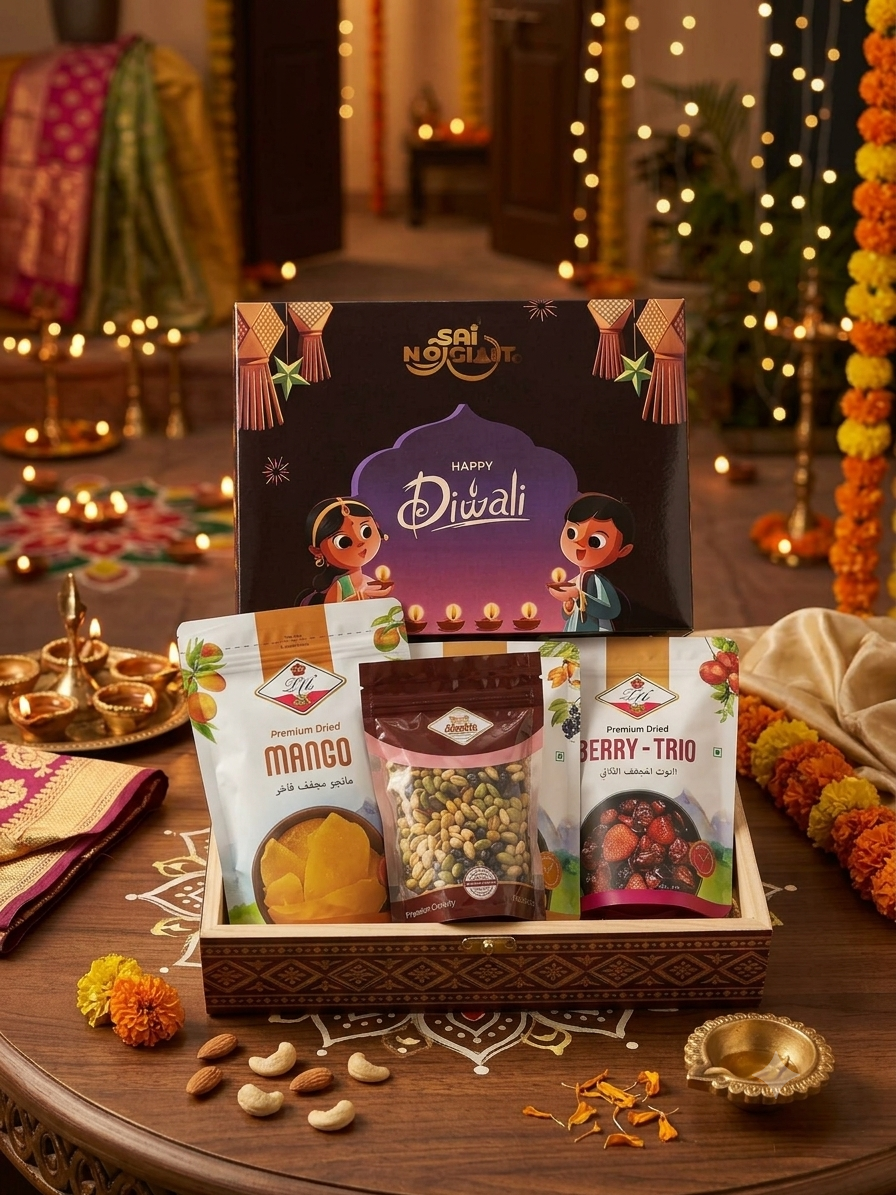 Festive Gourmet Dry Fruits & Healthy Snacks Gift Hamper – Premium Selection