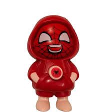 Mini Spider Hero Action Figure – Red Hoodie Edition(Keychain)