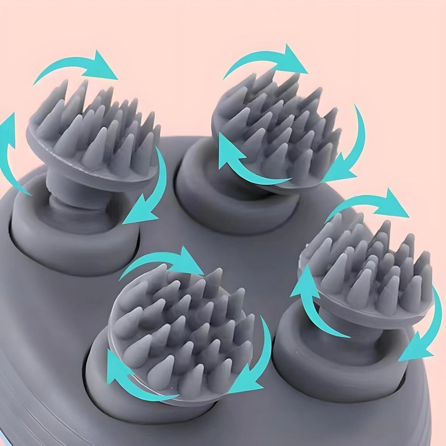 Cordless Scalp Head Massager Feels Like Real Hands Multicolor Massager Massager