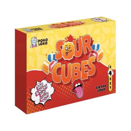 Buy POKO LOKO Gummies Sour Cubes | Tangy & Chewy Candy Treat pack of 2