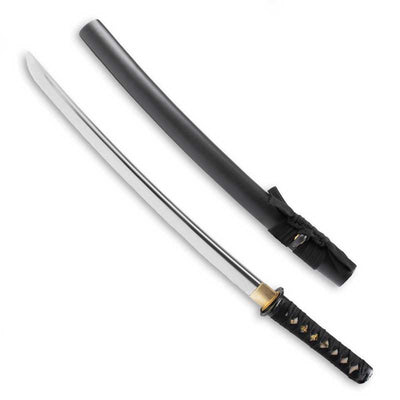 Unsharpened Carbon Steel Wakizashi – Samurai Practice Sword