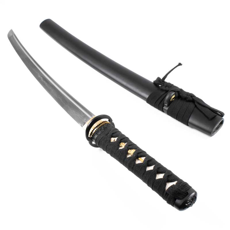 Unsharpened Carbon Steel Wakizashi – Samurai Practice Sword