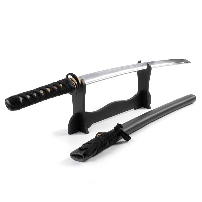 Unsharpened Carbon Steel Wakizashi – Samurai Practice Sword